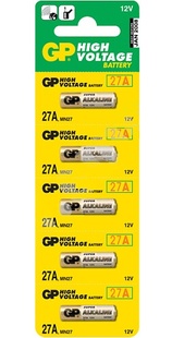 GP baterie GP 27A, 5x/bl